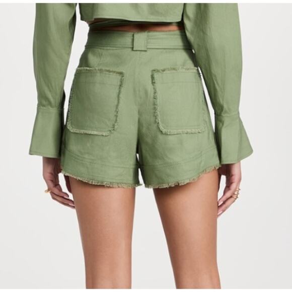 Jonathan Simkahi Linen Shorts Sz 8 NWT - Picture 2 of 7